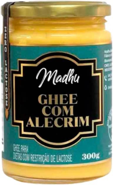 Manteiga Ghee com Alecrim 300g C/sal- Madhu Ghee