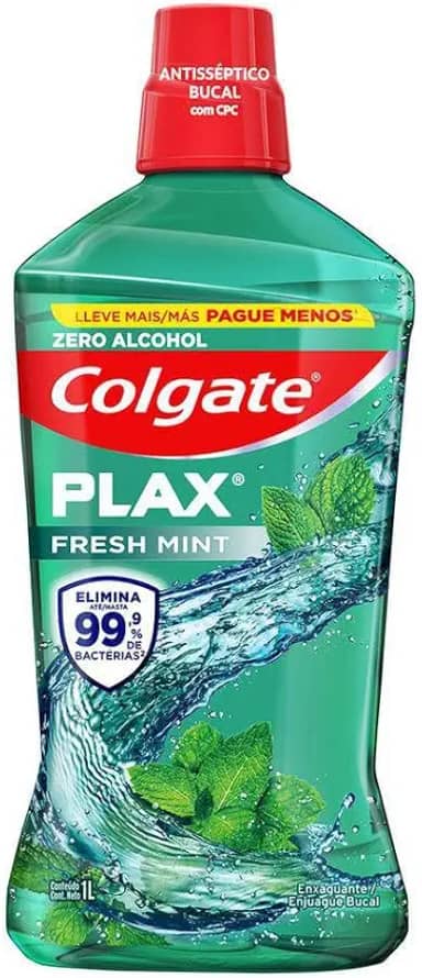 Enxaguante Bucal Colgate Plax Fresh Mint 1l