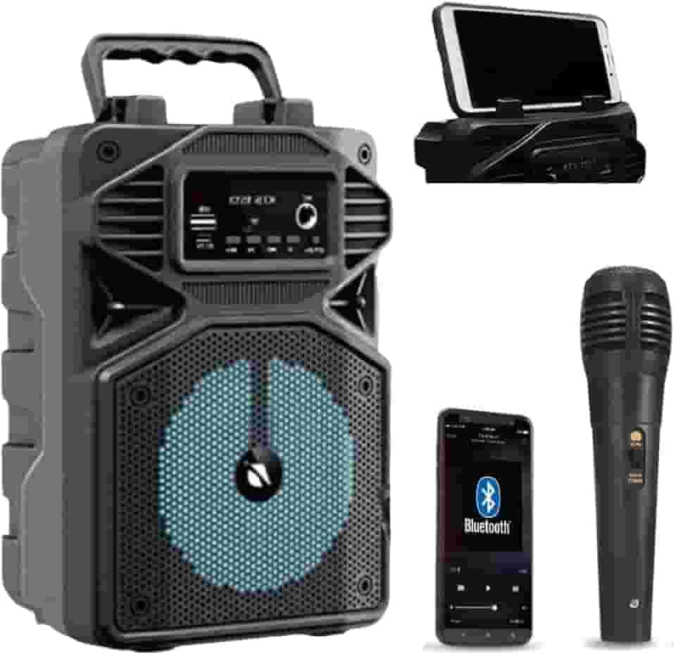 Caixa de Som Amplificada ACA 255 Hit com microfone Karaokê - RMS, Bluetooth, Rádio FM, USB