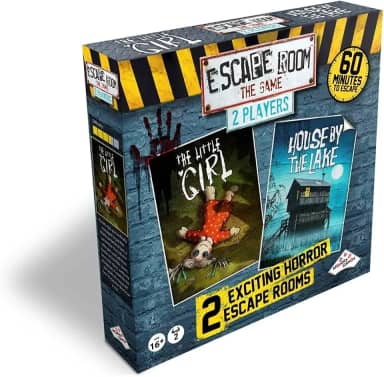 Jogo Escape Room – Edição de terror para 2 jogadores com 2 jogos | Jogo de tabuleiro Resolve The Mystery para adultos e adolescentes (versão em inglês)