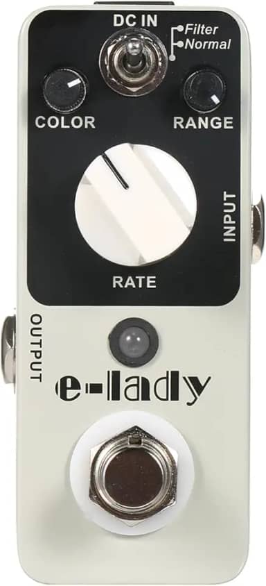 Domary e Lady Analog Flanger Efeito Guitarra Pedal 2 Modos True Bypass Full Metal Shell para Guitarras Elétricas