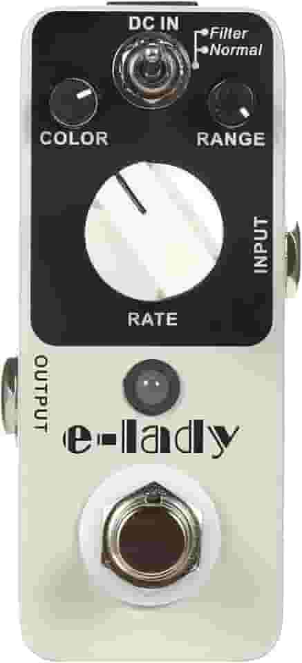 Domary e Lady Analog Flanger Efeito Guitarra Pedal 2 Modos True Bypass Full Metal Shell para Guitarras Elétricas