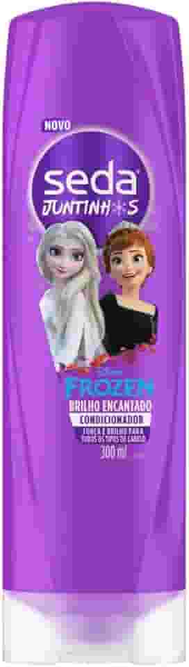 Seda Condicionador Infantil Frozen Juntinhos Brilho Encantado Frasco 300Ml