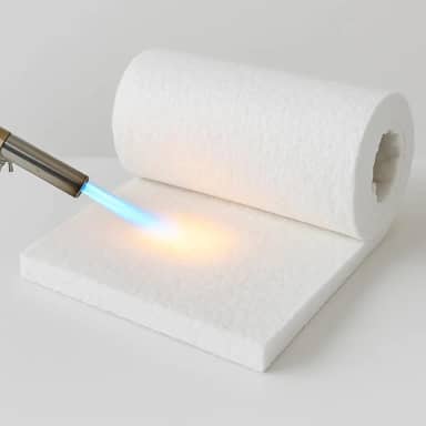 Sasylvia Cobertor de isolamento de substituição para lareira, fogão a lenha corte universal no tamanho 1/5.1 cm cobertor defletor de espessura, alternativa de fibra cerâmica de alta temperatura para