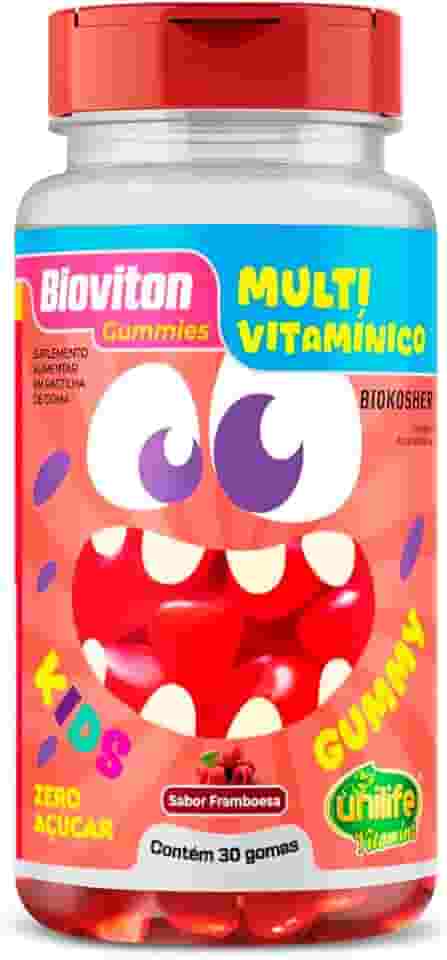 Gummy Kids Multivitamínico Unilife 30 gomas Framboesa