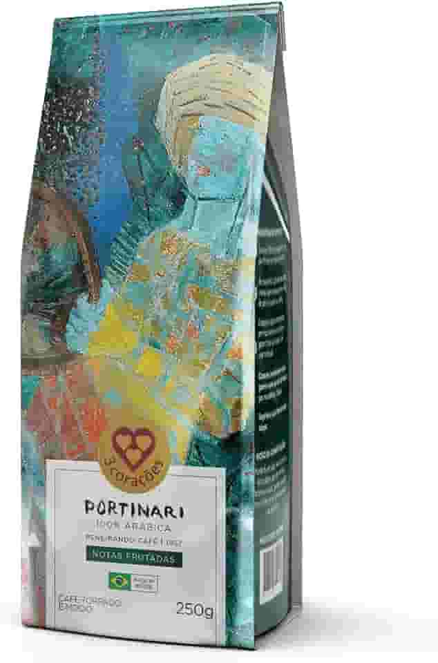 3 Corações Café Torrado e Moído Gourmet Portinari, Notas Frutadas, 250G