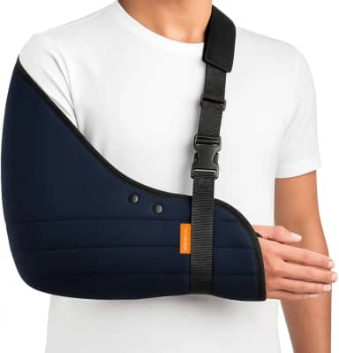 Tipoia Velpeau Hidrolight Protetora, Estofada e Confortável – Ombro, Clavícula, Antebraço, Cotovelo e Braço | Imobilizadora Pós-Operatório Bilateral – Órtese Premium PivaStore (M)