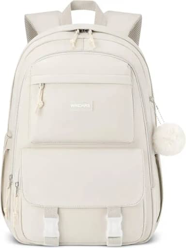 Mochila para escola, mochila casual fofa estética universitária mochila leve para adolescentes e meninos