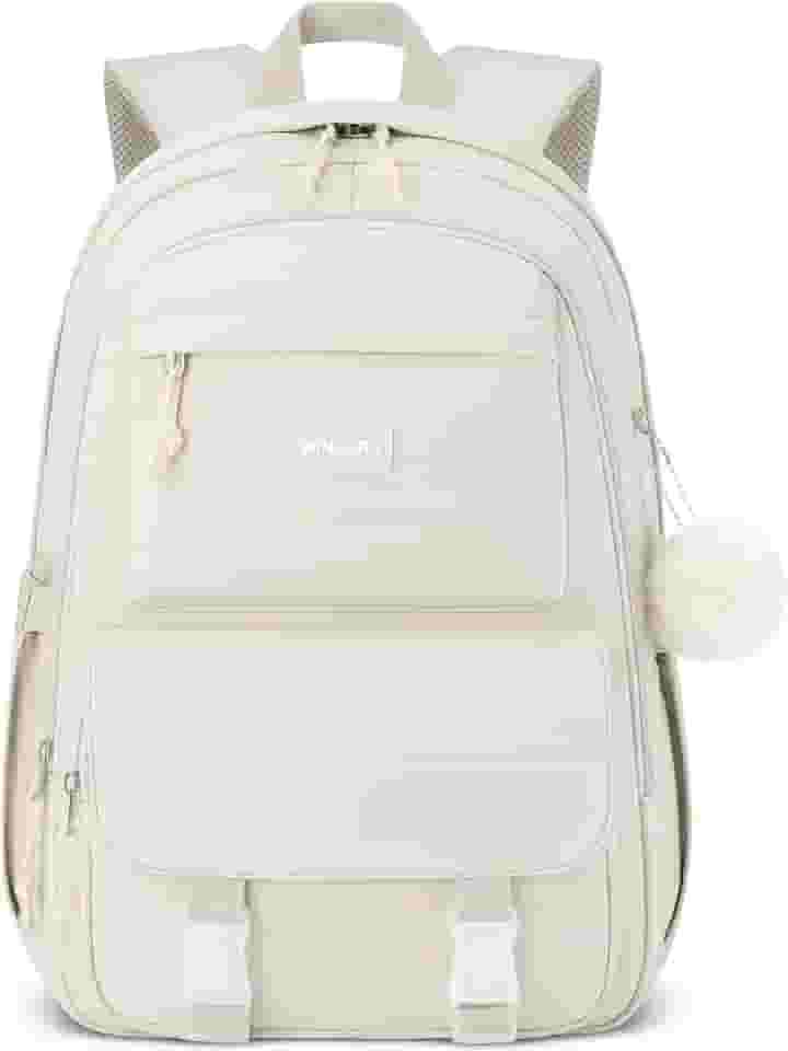 Mochila para escola, mochila casual fofa estética universitária mochila leve para adolescentes e meninos