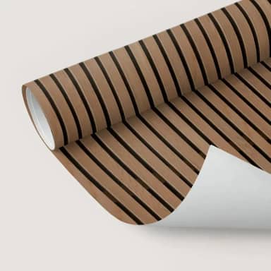 Papel de Parede Madeira Ripado 5 METROS x 45CM Adesivo Autocolante para Sala, Quarto