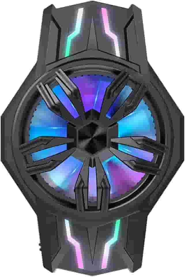 cooler para celular,ERYUE S1-3030 Semicondutor Resfriador de Celular RGB Radiador de Celular Mini Smartphone Ventilador de Refrigeração Baixo Ruído para Jogos de Filmes Transmissão ao Vivo Vlog Supo