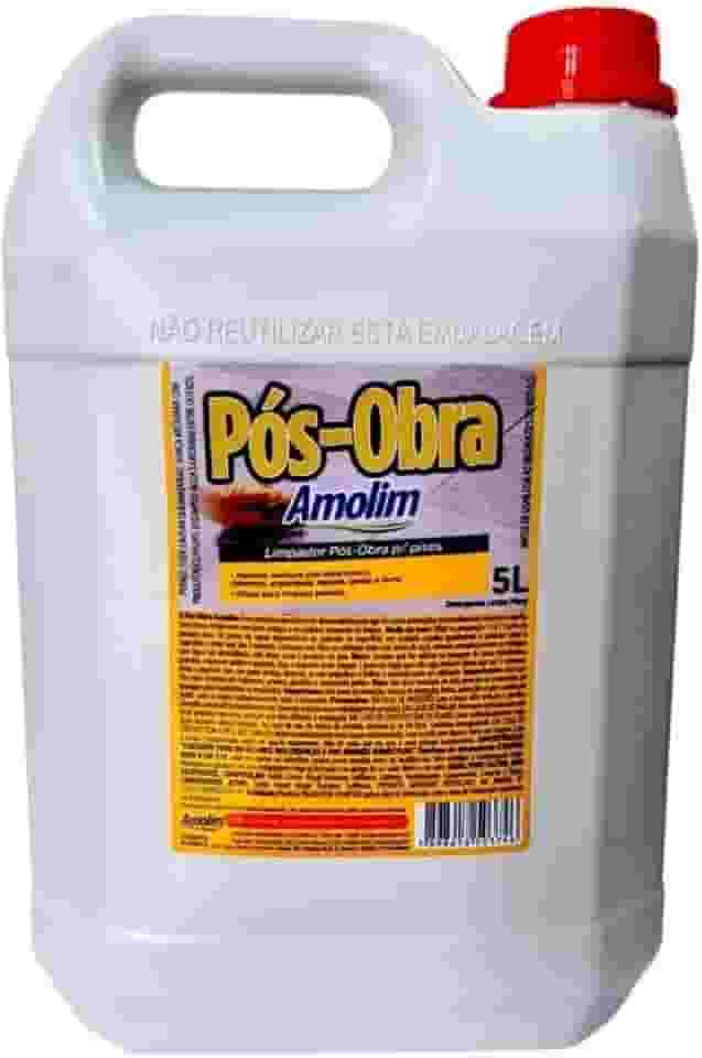 Limpeza Pós Obra Amolim 5L – Remove Cimento, Ferrugem e Encardidos | Ideal para Vasos, Azulejos e Pedras