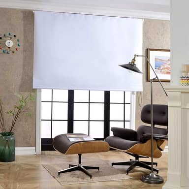 Persiana Rolo Blackout Block L120 X A160 Branco 32558