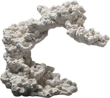 Escultura de Cerâmica em Formato de Peixe-palhaço para Decoração de Aquário. Peça Artesanal Robusta para Paisagismo Aquático, Estilo B