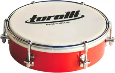 TAMBORIM INJETADO VERMELHO PELE LEITOSA