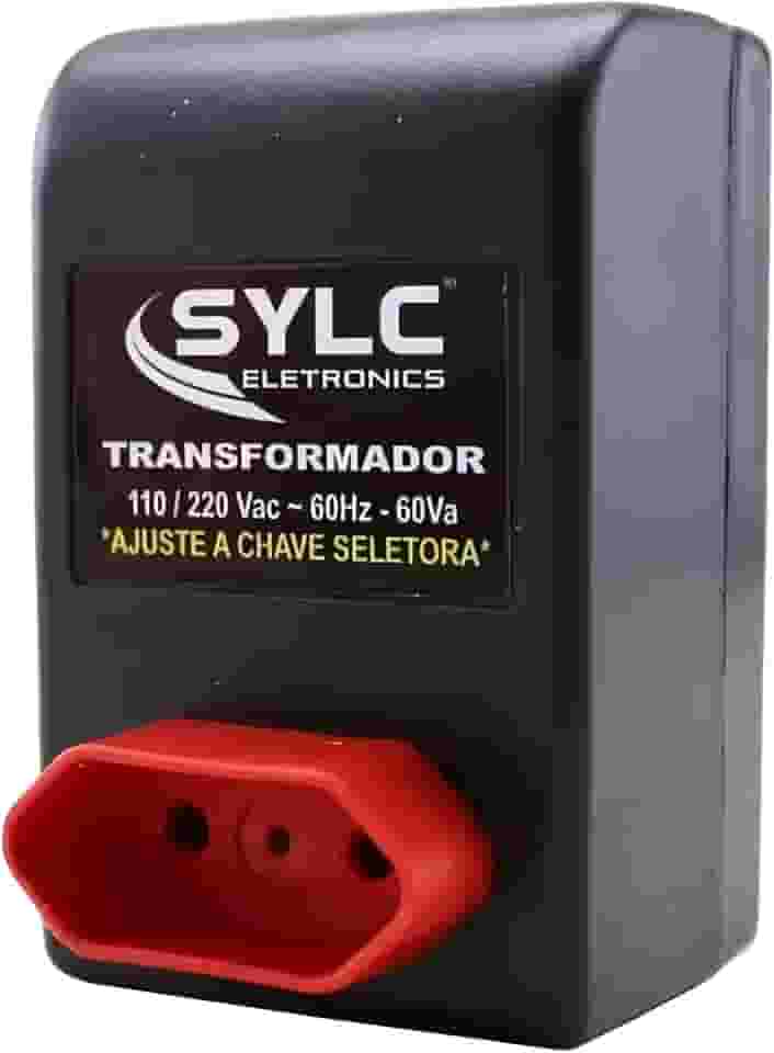 Transformador Conversor de Voltagem 45W Bivolt Manual 110V 220V para Eletrônicos, Portátil com Proteção Contra Curto e Sobrecarga, Ideal para Equipamentos Eletrônicos