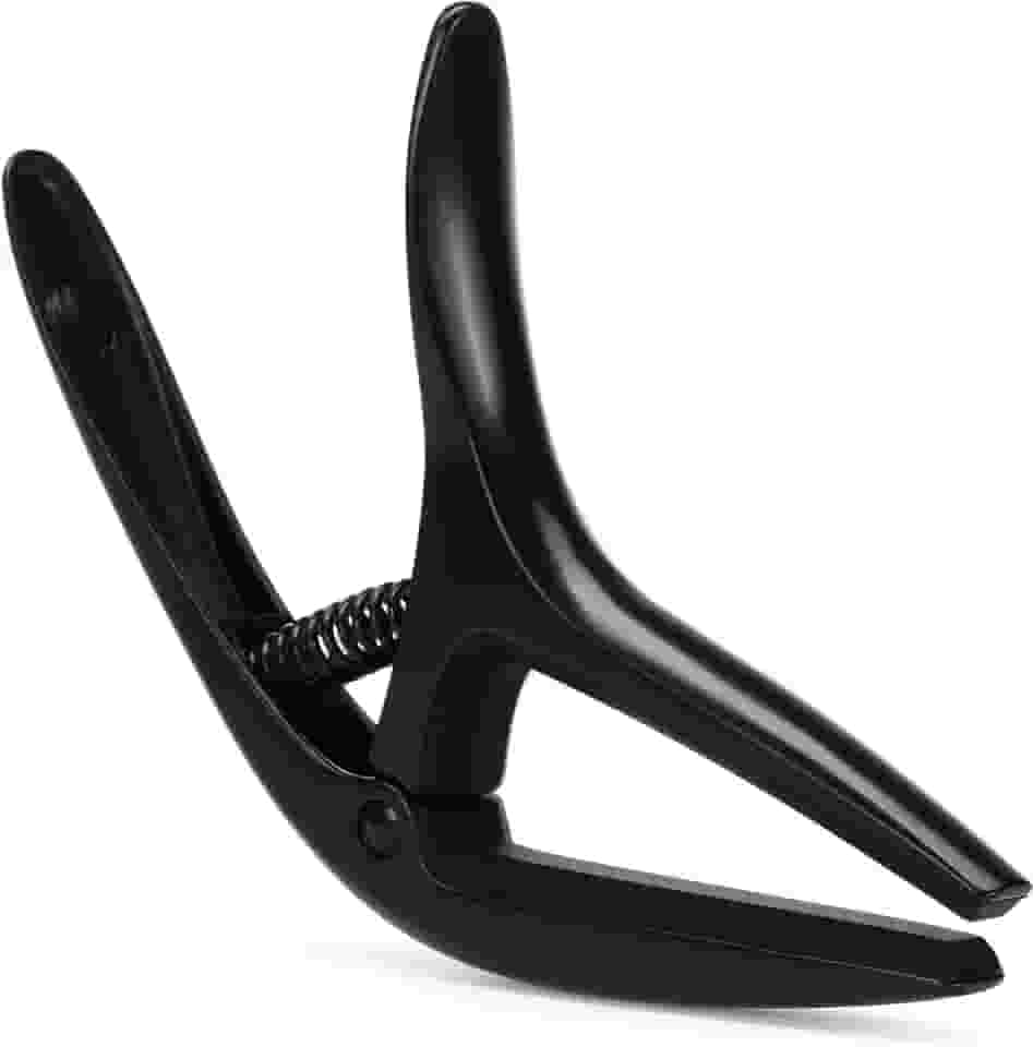 Ernie Ball Axis Dual Radius Capo - 2-in-1 Reversible Capo for Electric and Acoustic Guitar - Black Satin