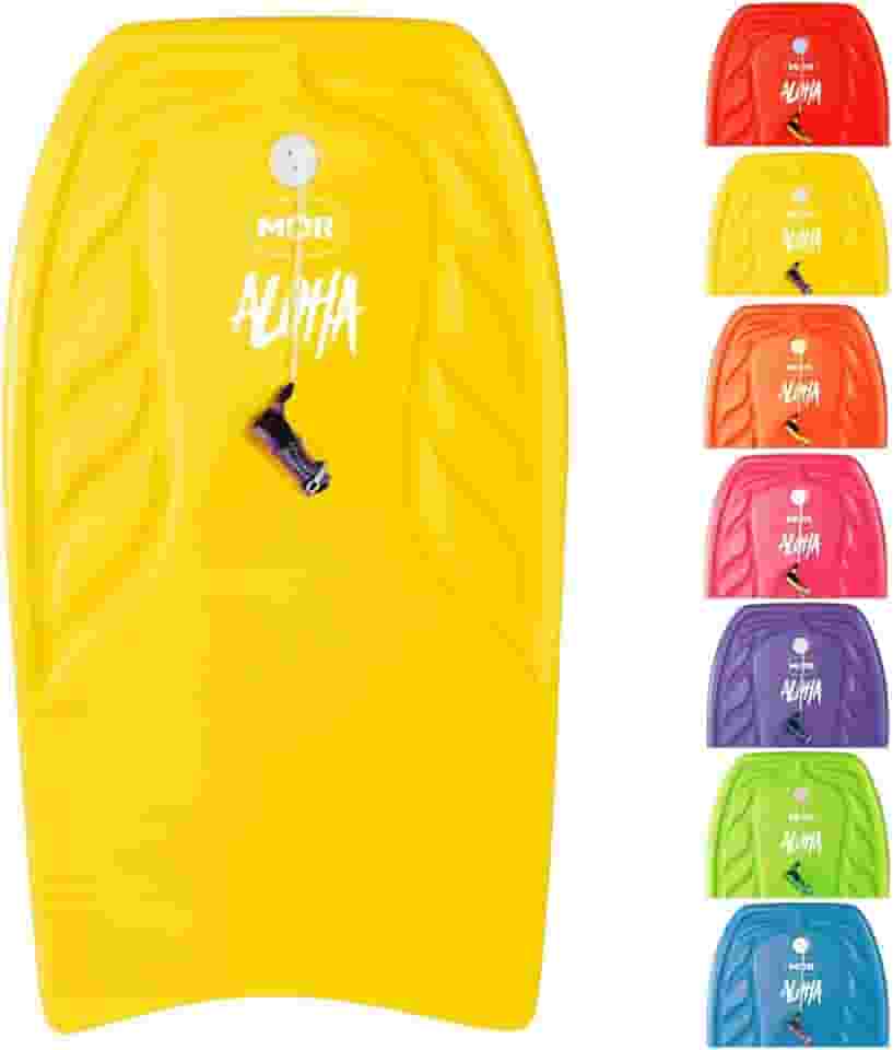Prancha De Natação Surf Bodyboard 72cm Mar Infantil Brinquedo Para Praia - 1560 Mor - Amarelo