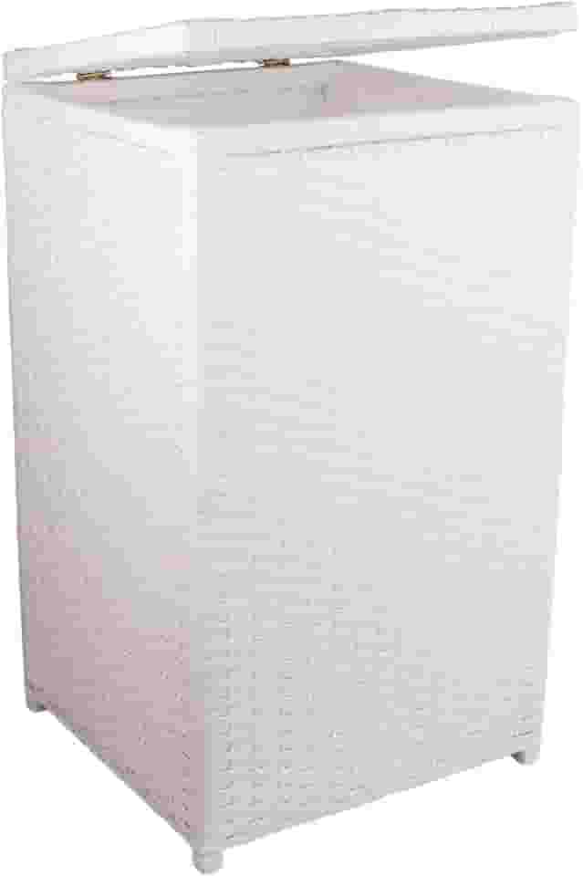 Cesto de Roupa Fibra Sintética 100 Litros 40x40x70 BRANCO