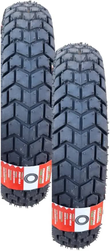 Kit 2 Pneus Carretinha Rural 4x8 Para Carga Megabor 400x8