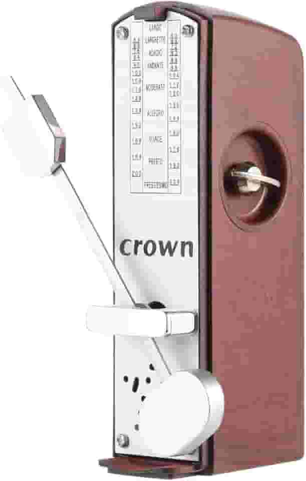 Metrônomo Mecânico, Romacci Mini Metrônomo Mecânico Portátil Metrônomo Universal de 11 cm de Altura para Piano Guitar Violino Ukulele Instrumento Musical de Cítara Chinesa