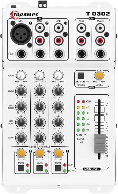 Mesa de Som Taramps T 0302-3 canais