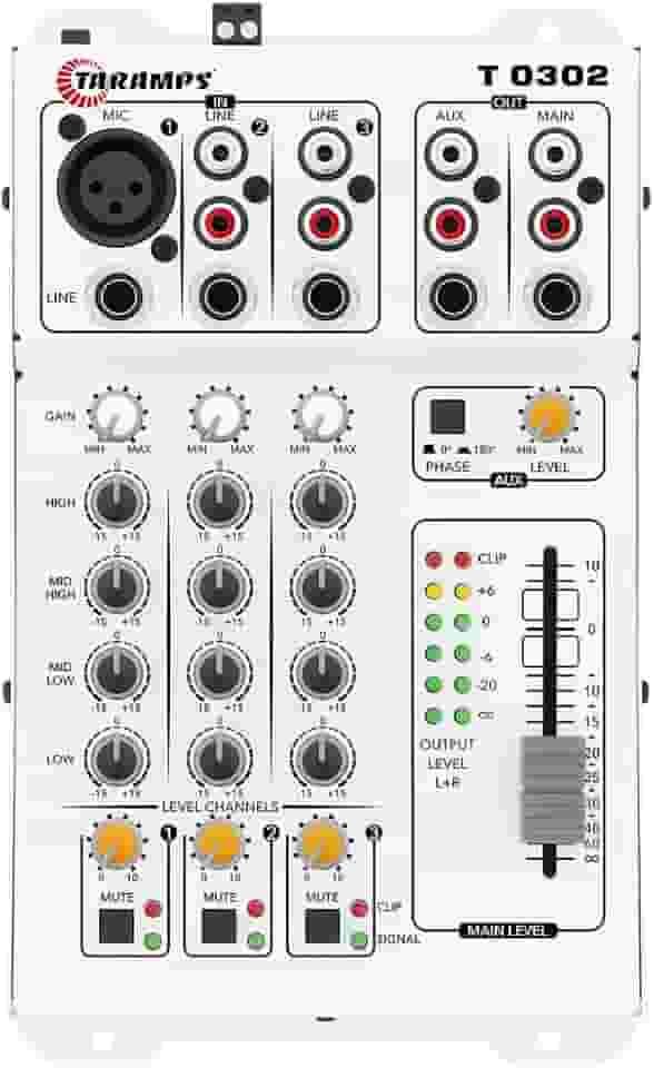 Mesa de Som Taramps T 0302-3 canais