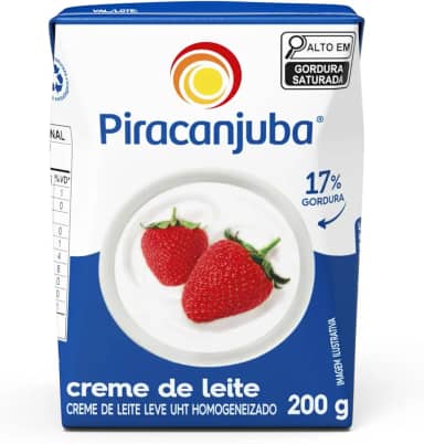 Piracanjuba - Creme de Leite, 200g, 1 unidade
