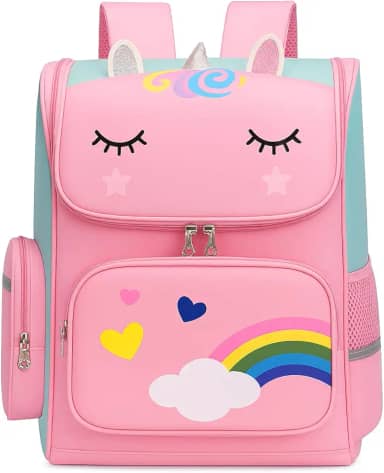 Mochila Unicornio Infantil Feminina De Costas Menina escolar