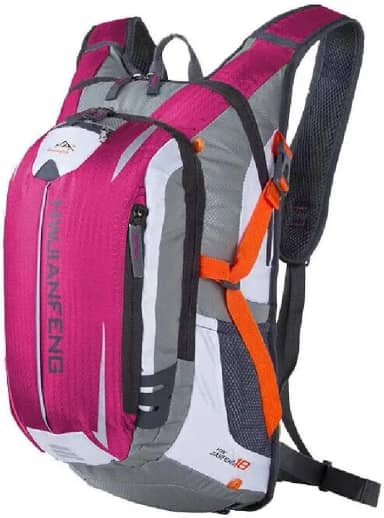 Mochila Ciclismo Resistente Impermeável Confortável Leve Versátil Ideal Trilhas Corridas Pedaladas Aventuras Ar Livre Com Segurança E Estilo - Rosa