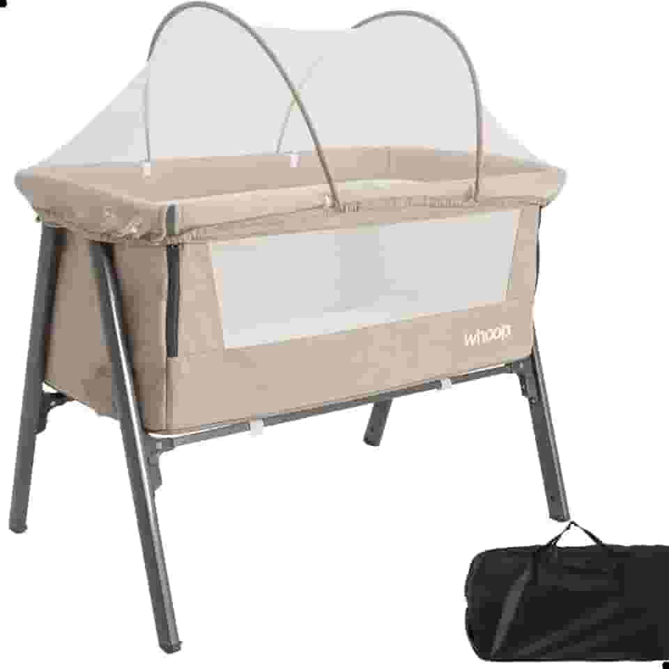 Berço Portátil Infantil Encaixa Na Cama Lado A Lado Moises - Benibee Sleep (MELAGE CAPPUCCINO)