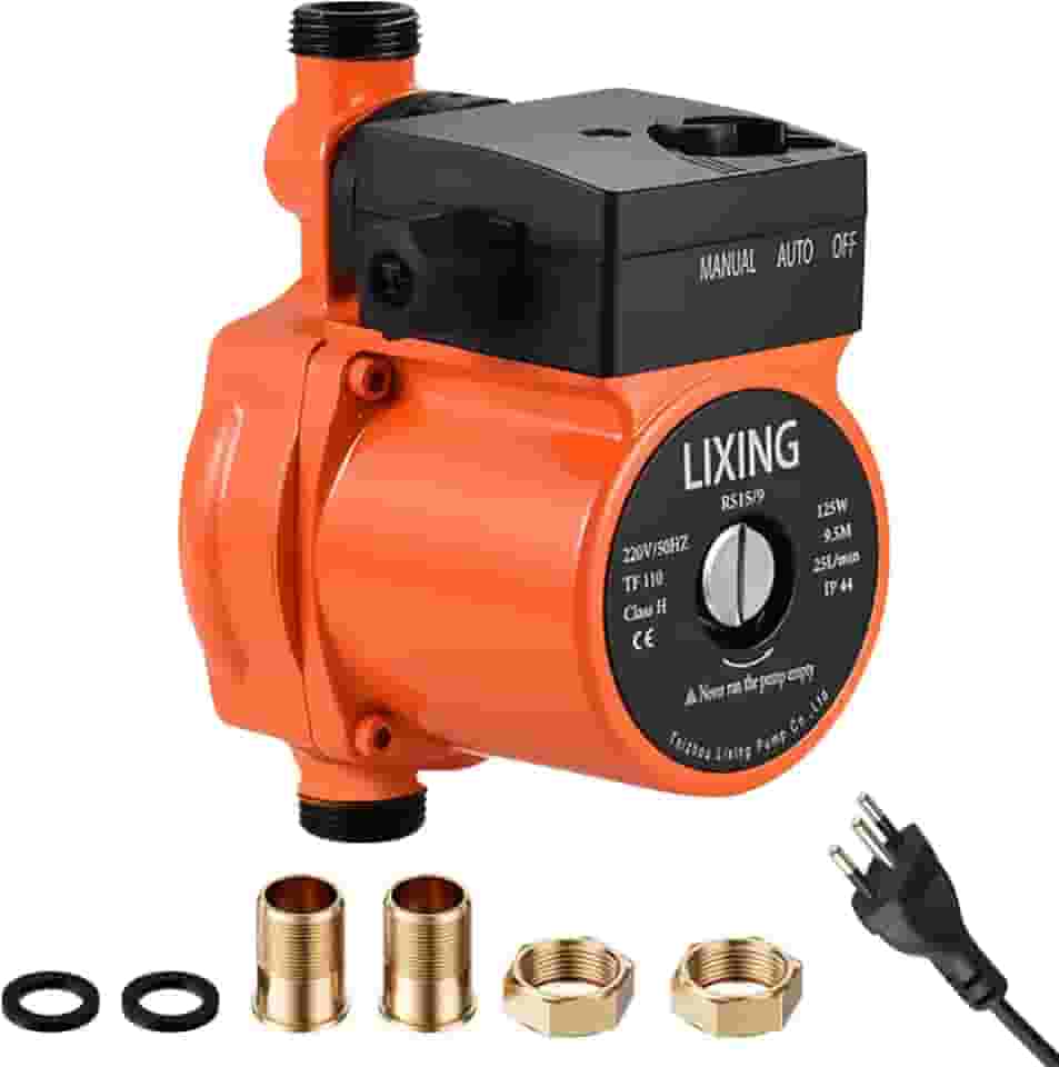 Bomba Pressurizadora Agua 127V 60Hz Bomba Dagua Eletrica Automático Pressurizador Dagua Autoescorvante para Melhora Pressão Agua Casa