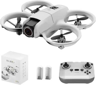 Drone DLI NEO com Câmera 4K e Evitação de Obstáculos, Quadricóptero RC FPV com Transmissão de Vídeo WiFi em Tempo Real, Fluxo Óptico, 2 Baterias, Incluindo Mala de Transporte