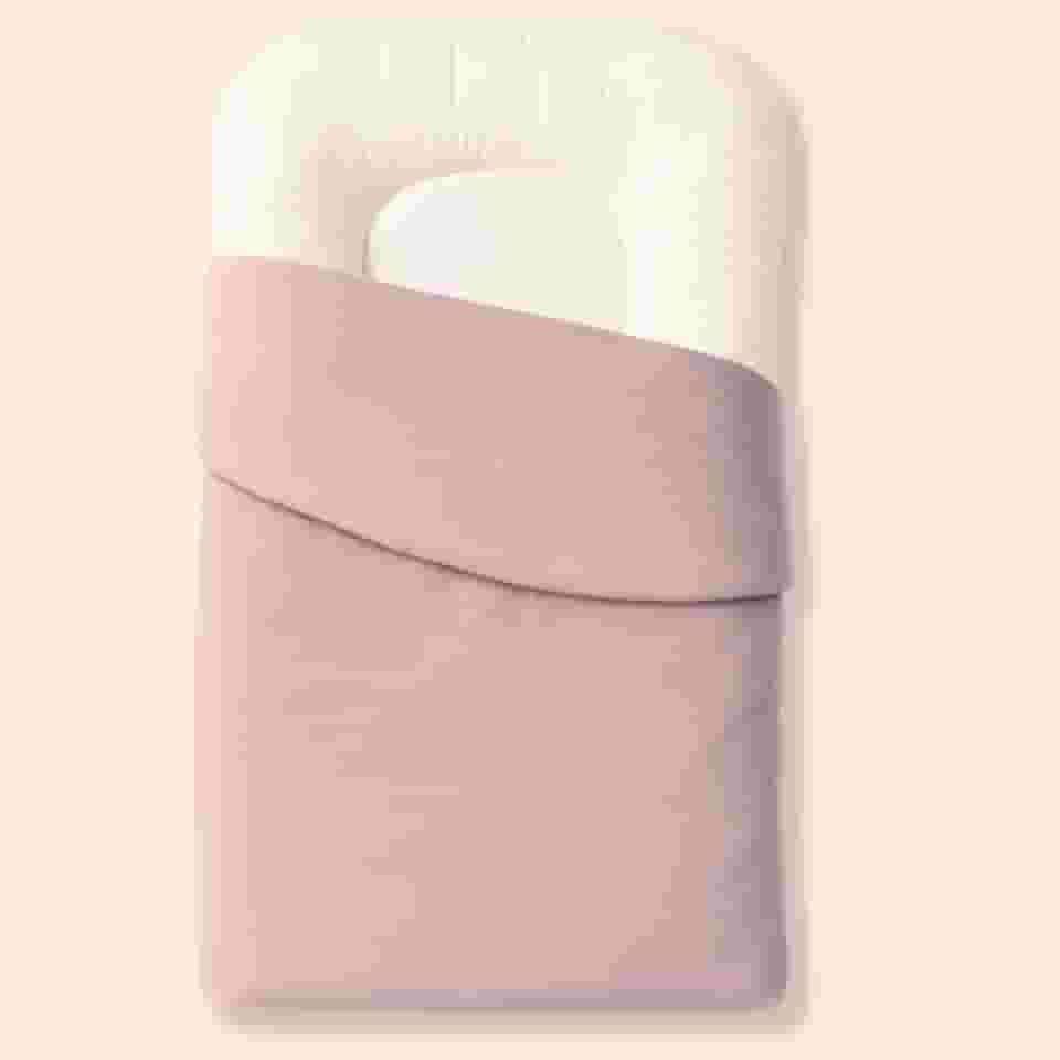 Ninho Casulinho + Capa Extra Algodão Brubrelel Baby (1 Ninho Casulinho + 1 Capa Extra Rosê)