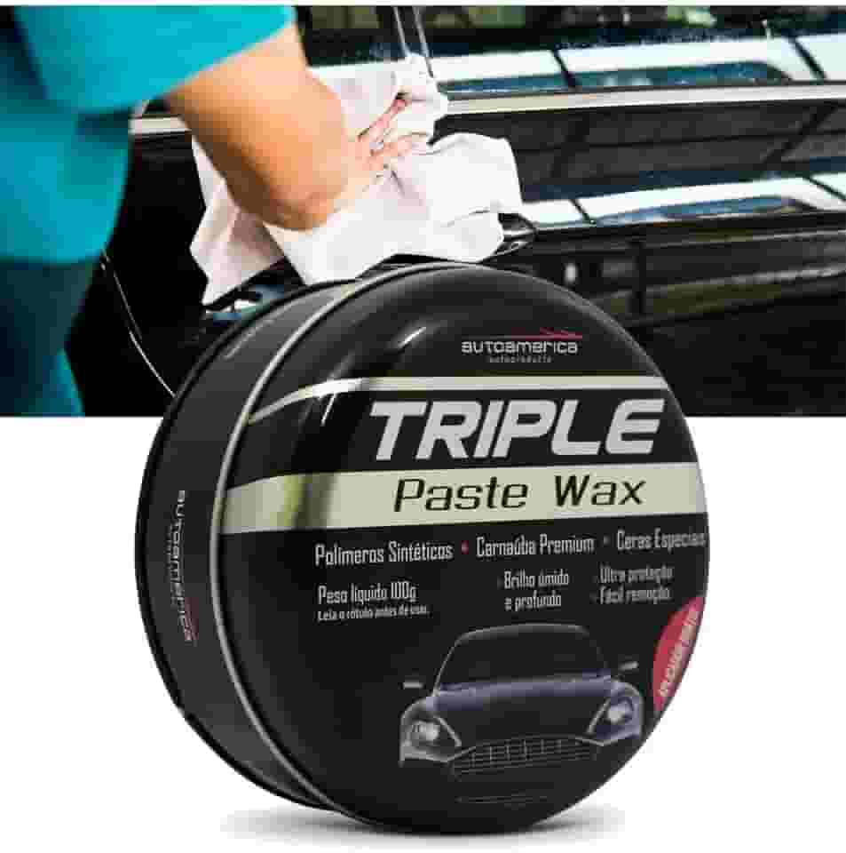 Cera de Carnuaba Triple Paste WAX Autoamerica 100gr