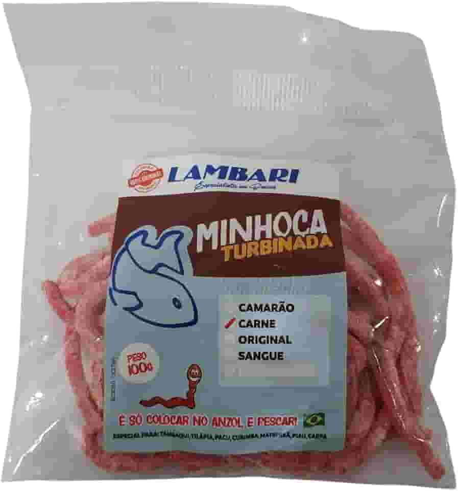 Isca Minhoca Turbinada Pronta Para Pesca De Tilápia Lambari