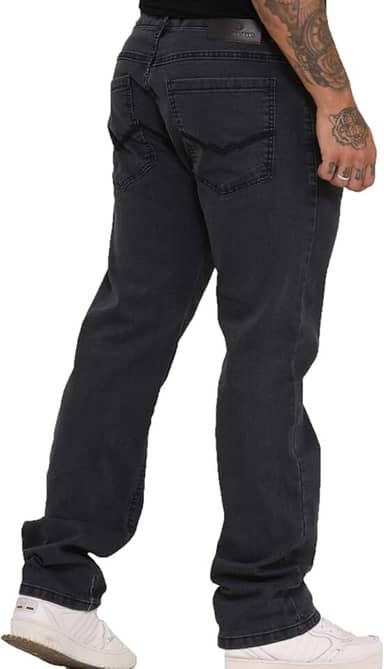 Calça Masculina Reta Tradicional Jeans Elastano Malloy
