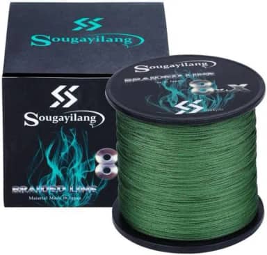 Linha de Pesca Multifilamento Verde 500m, 0,14mm 16,7lb. Made in Japão, qualidade japonesa, super resistência a abrasão, melhor tecnologia 8x fios mais 1, 9x fios.