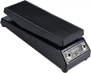 Pedal Clássico Df2210, Pedal de Efeito de Guitarra Wah, ótimo para Banda, Dj, Guitarristas, Metal Preto