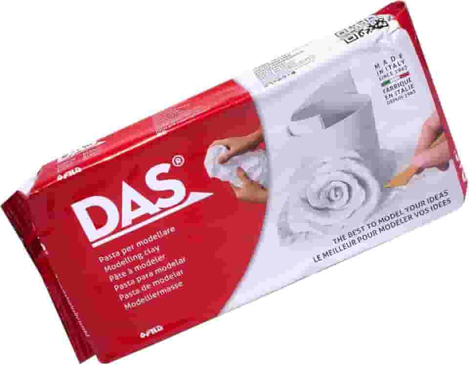 DAS, Massa para Modelar, Branco, 1Kg