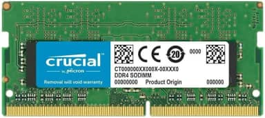 Memória Crucial 16GB Single DDR4 2400 MT/s (PC4-19200) DR x8 SODIMM 260-Pin CT16G4SFD824A