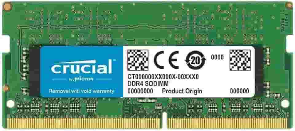 Memória Crucial 16GB Single DDR4 2400 MT/s (PC4-19200) DR x8 SODIMM 260-Pin CT16G4SFD824A