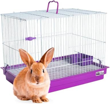 JEL PLAST GAIOLA PARA COELHO - LILÁS, GRANDE