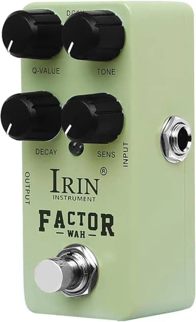 Efeitos de Guitarra Pedal Wah, Concha de Metal Harm Transparente Wah Tom Ajustável Atenuação Q Valor para Baixo