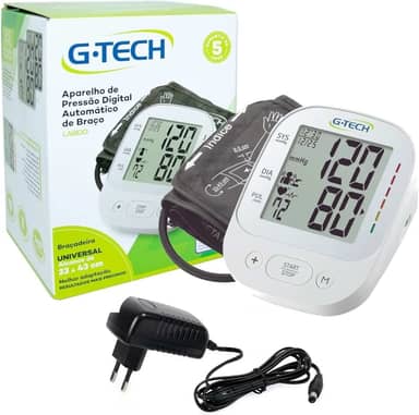 Aparelho Medidor De Pressão De Braço Digital Eletrico G-tech