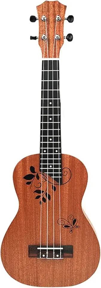 Ukulele acústico de 4 cordas de mogno de 58,4 cm 17 pés Ukulele para iniciantes havaiano ukuleles ukelele kit iniciante