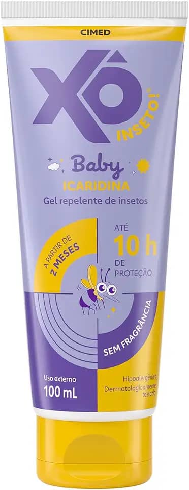 Xô Inseto Baby Icaridina Repelente em Gel 100ml