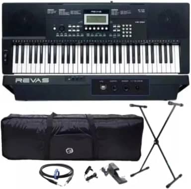 Teclado Roland Revas Kb-330 Capa Fonte Suporte Sustain com kit