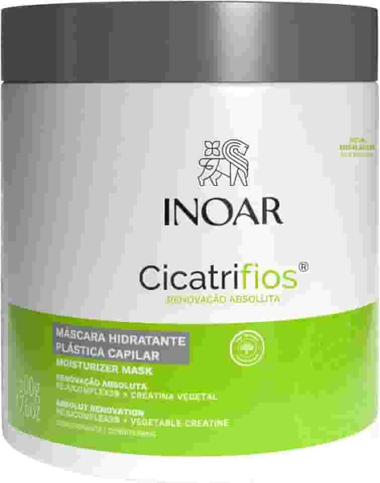 Inoar, Máscara Capilar CicatriFios – Hidratação, Brilho Intenso, Antifrizz e Recuperação dos Fios com Rejucomplex3-500g