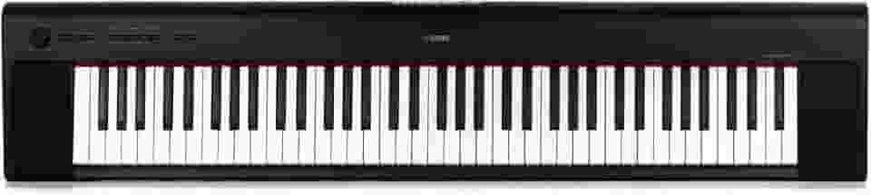 Yamaha Teclado portátil NP32 com 76 teclas - preto